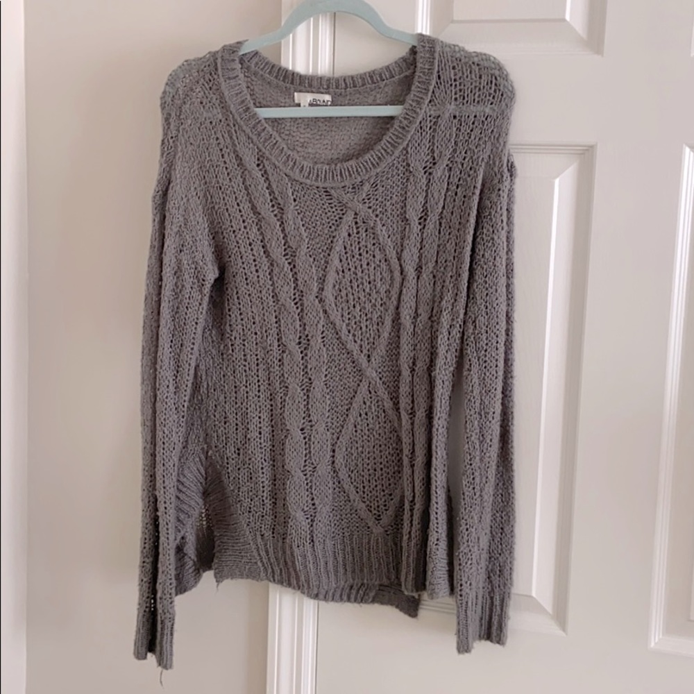 Gray sweater